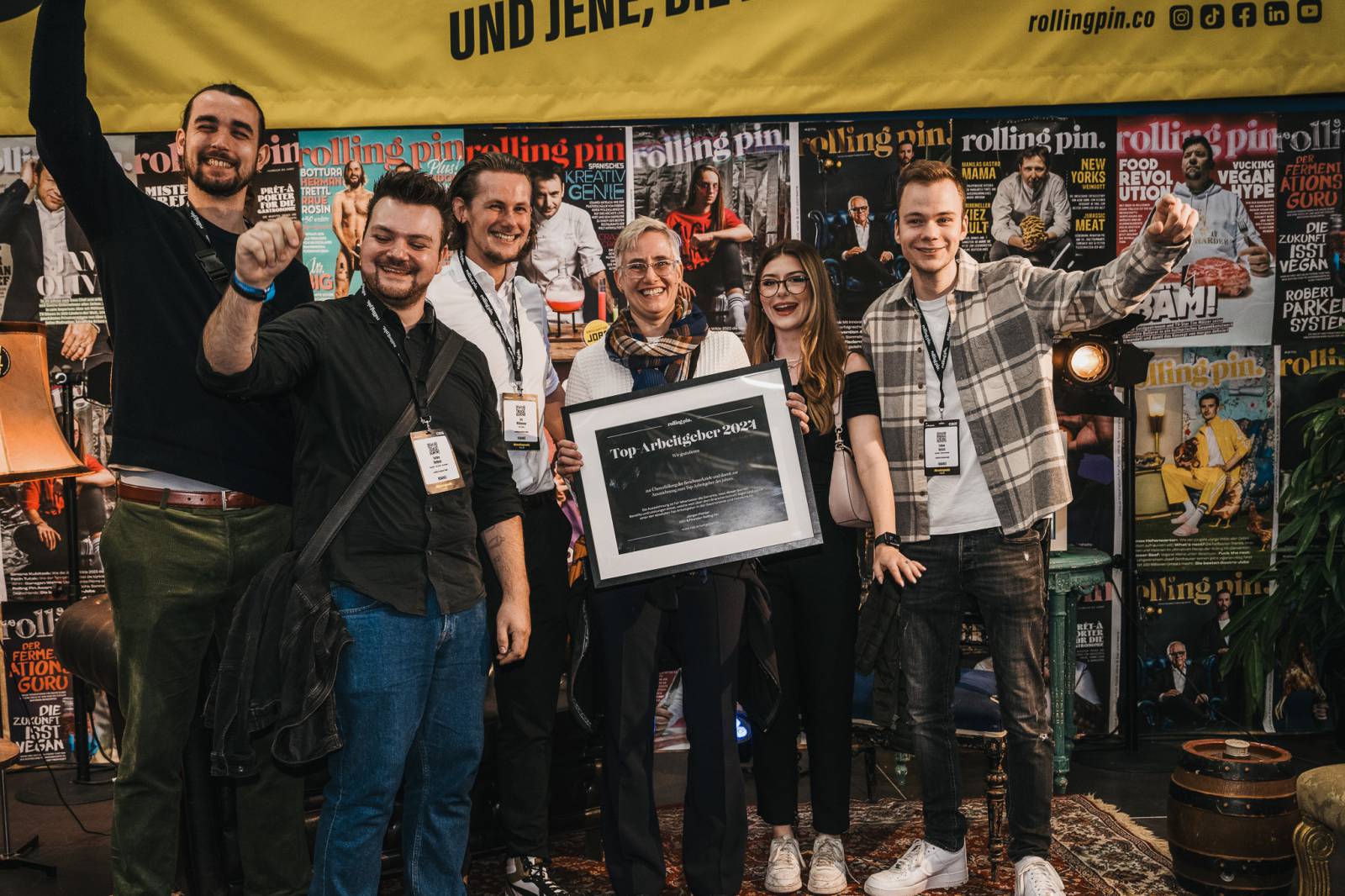 Rolling Pin Award - Top Arbeitgeber 2024 Symbolfoto