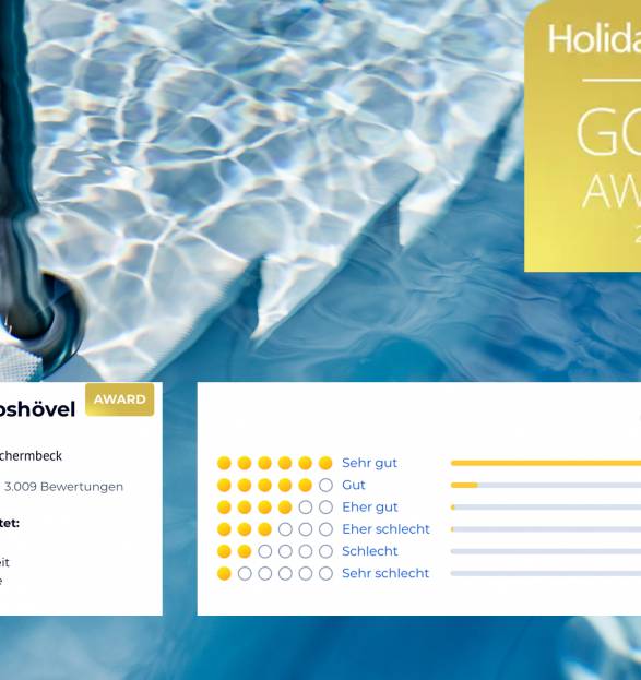 Holidaycheck Gold-Award 2026  Symbolfoto